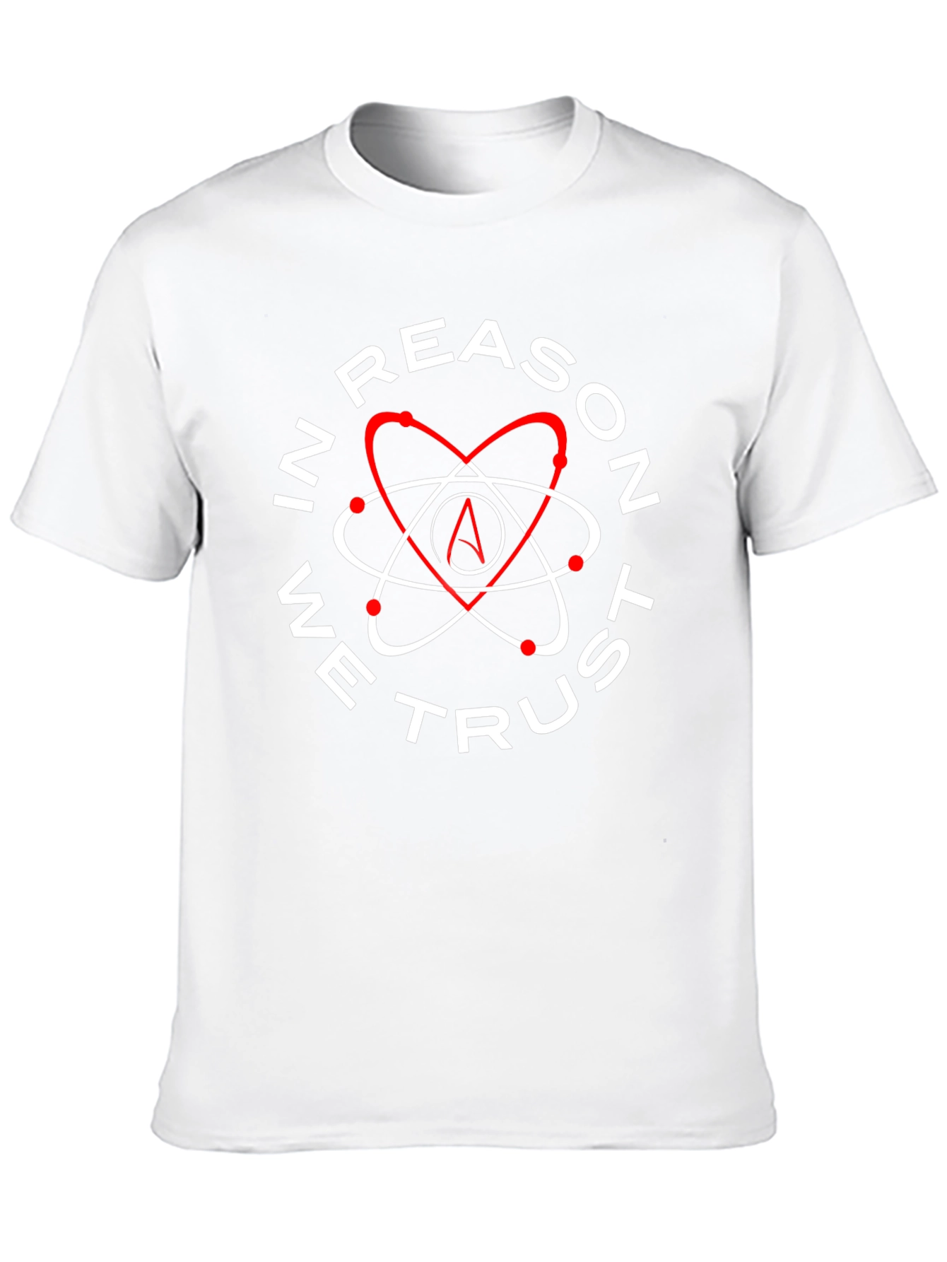 In Reason We Trust Atheist Atom T-Shirt