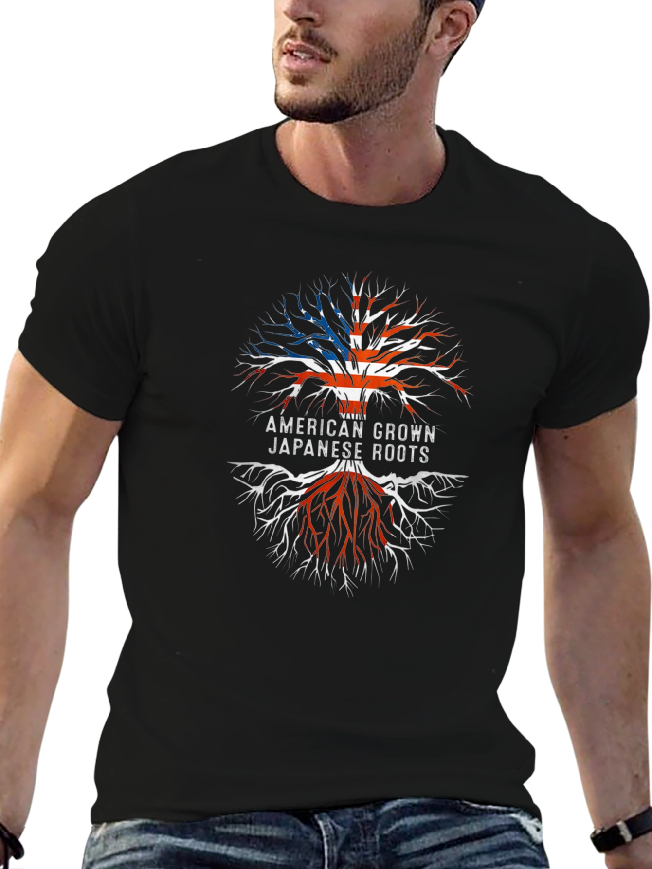 American Grown Japanese Roots Graphic Tee