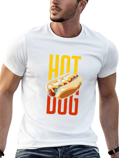 Hot Dog Graphic Tee - Foodie T-Shirt