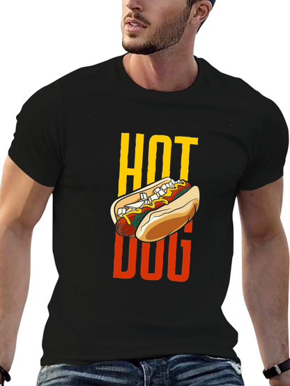 Hot Dog Graphic Tee - Foodie T-Shirt