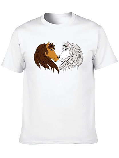 Yin Yang Horse Graphic Tee