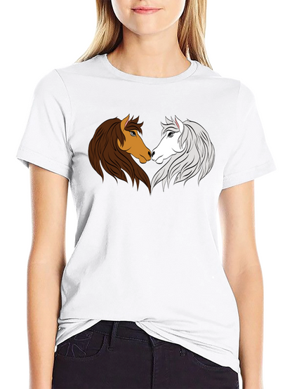 Yin Yang Horse Graphic Tee