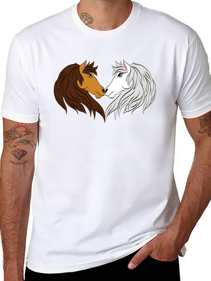 Yin Yang Horse Graphic Tee