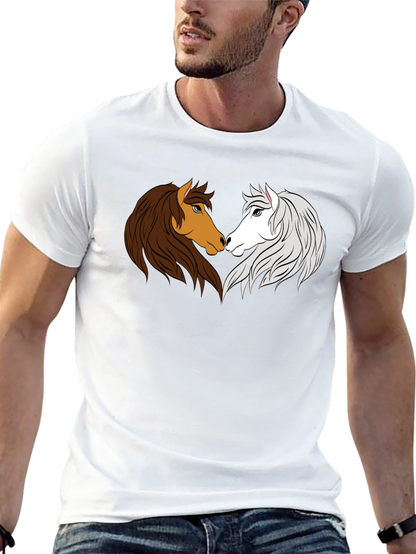 Yin Yang Horse Graphic Tee