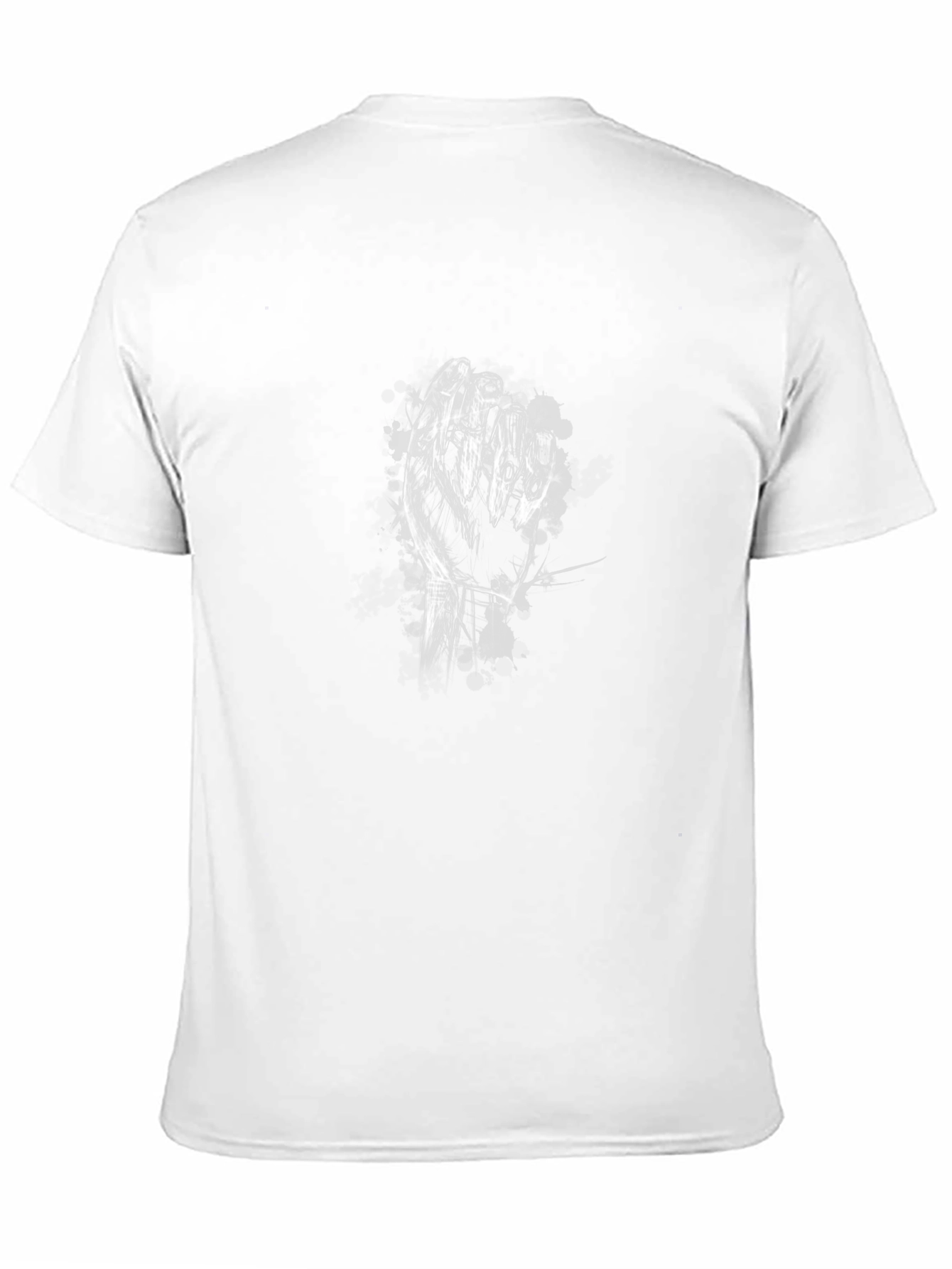 Abstract Hand Graphic Black T-Shirt