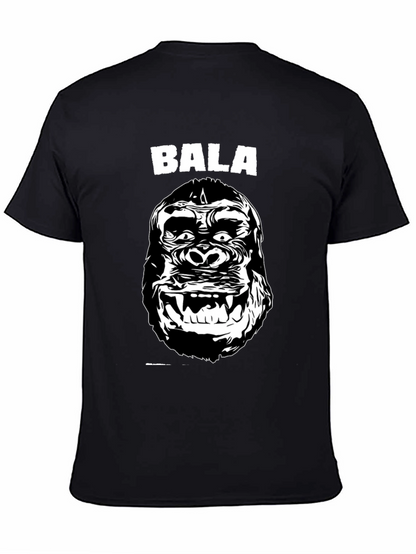 Bala Gorilla Graphic Tee - Black Cotton T-Shirt
