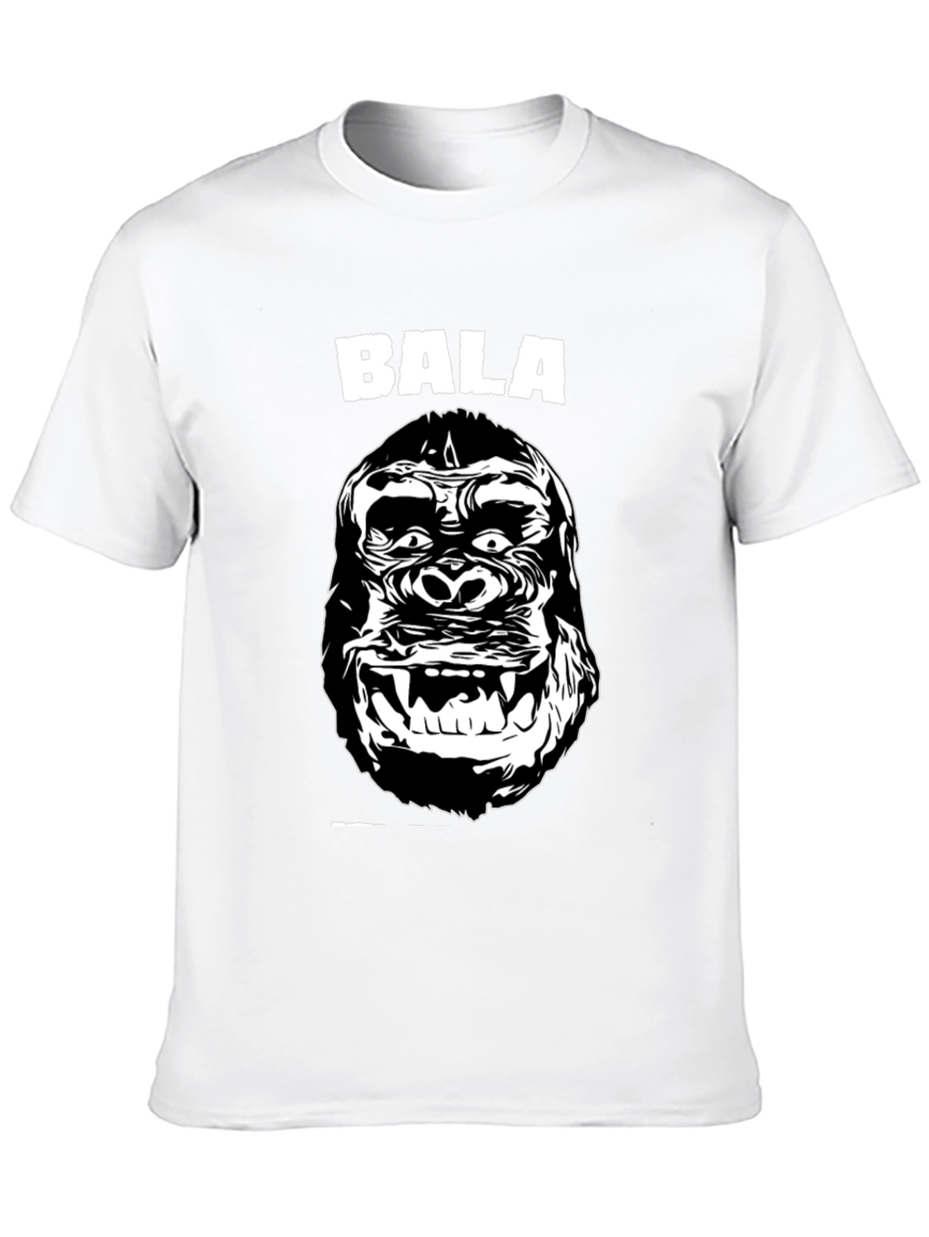 Bala Gorilla Graphic Tee - Black Cotton T-Shirt