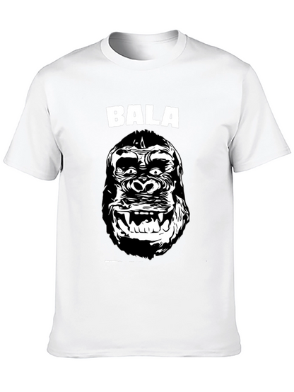Bala Gorilla Graphic Tee - Black Cotton T-Shirt