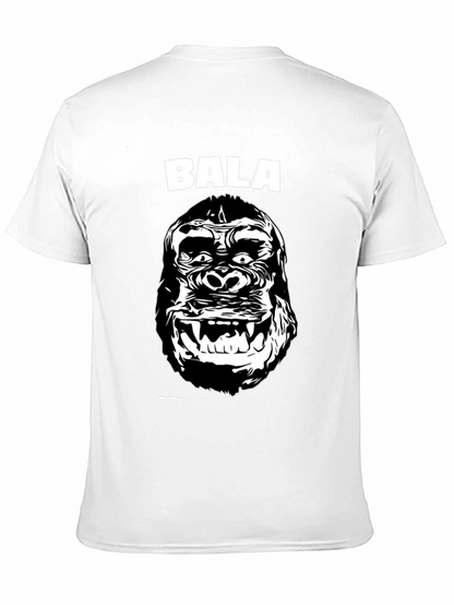 Bala Gorilla Graphic Tee - Black Cotton T-Shirt