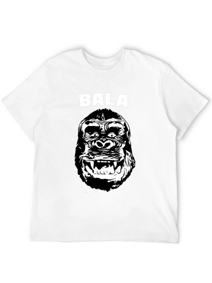 Bala Gorilla Graphic Tee - Black Cotton T-Shirt