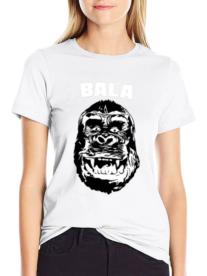 Bala Gorilla Graphic Tee - Black Cotton T-Shirt