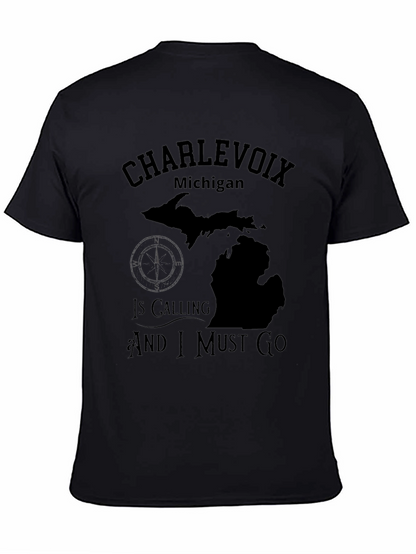 Charlevoix Michigan Calling T-Shirt