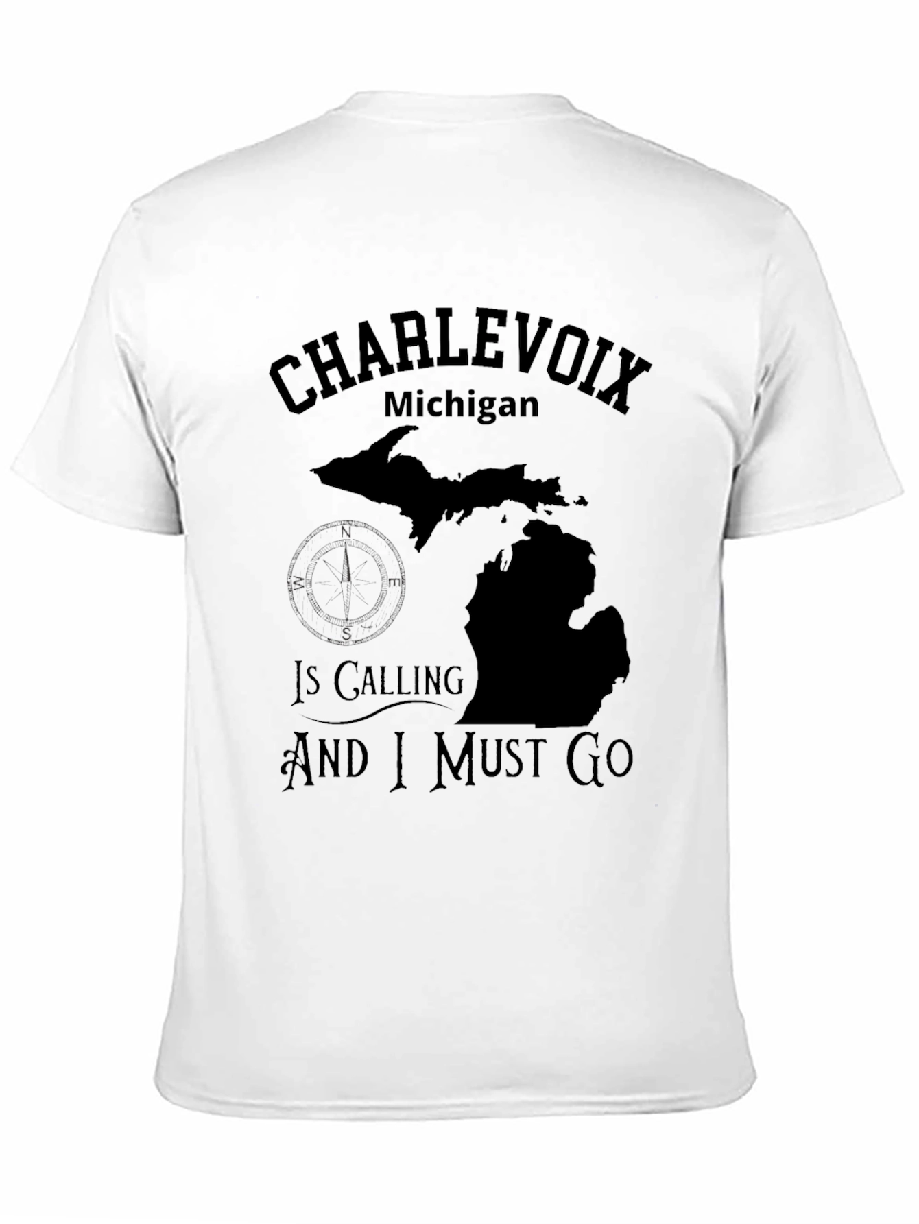 Charlevoix Michigan Calling T-Shirt