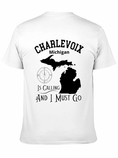 Charlevoix Michigan Calling T-Shirt