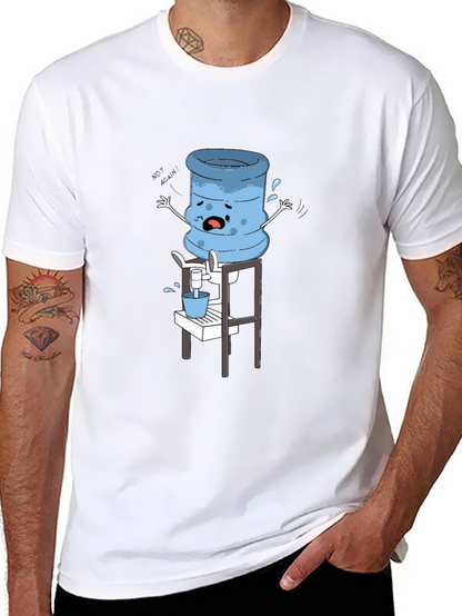 Funny Water Cooler Cartoon T-Shirt