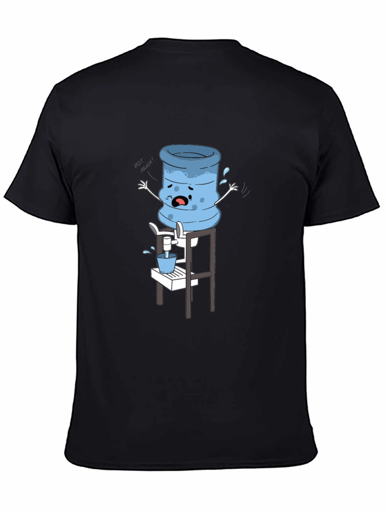 Funny Water Cooler Cartoon T-Shirt