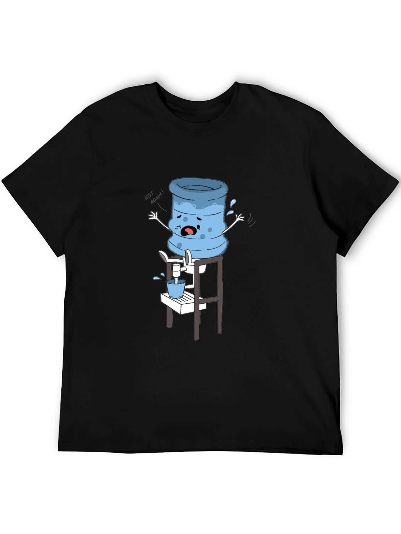 Funny Water Cooler Cartoon T-Shirt