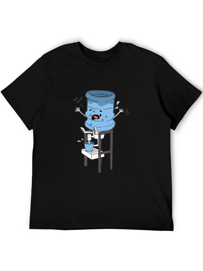 Funny Water Cooler Cartoon T-Shirt