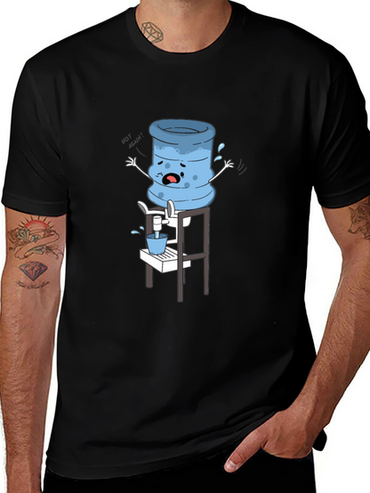 Funny Water Cooler Cartoon T-Shirt