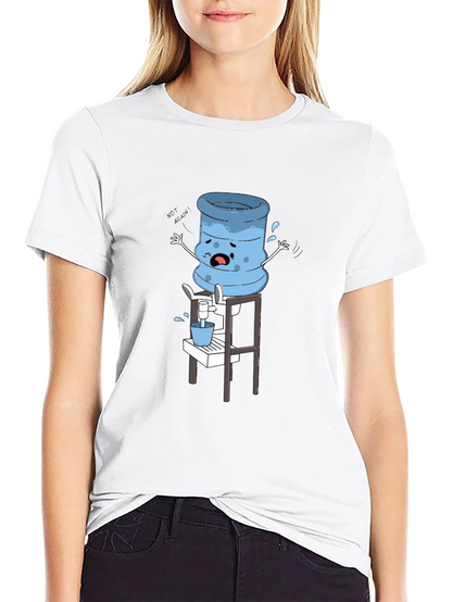 Funny Water Cooler Cartoon T-Shirt