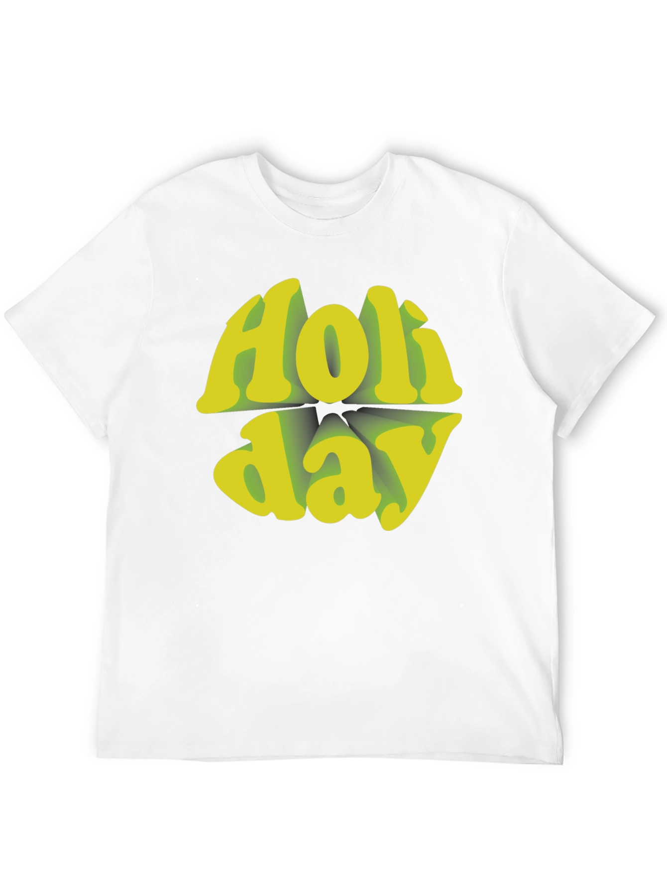 Holiday Graphic Tee - Retro Style Black T-Shirt