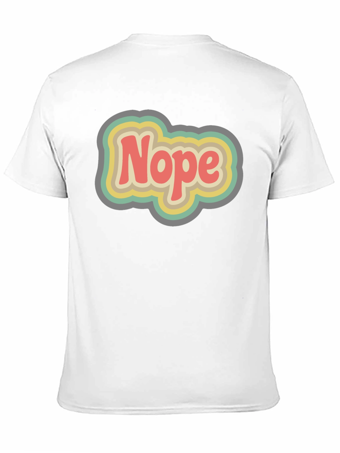 Retro Nope Graphic T-Shirt - Unisex Cotton Tee