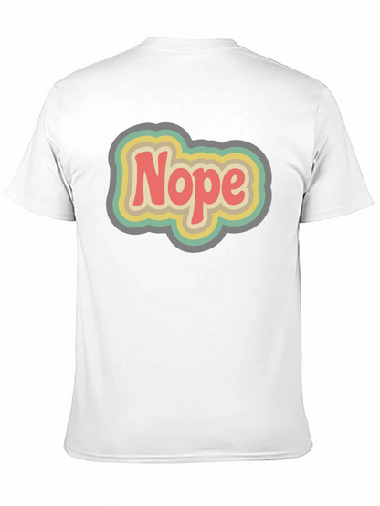 Retro Nope Graphic T-Shirt - Unisex Cotton Tee