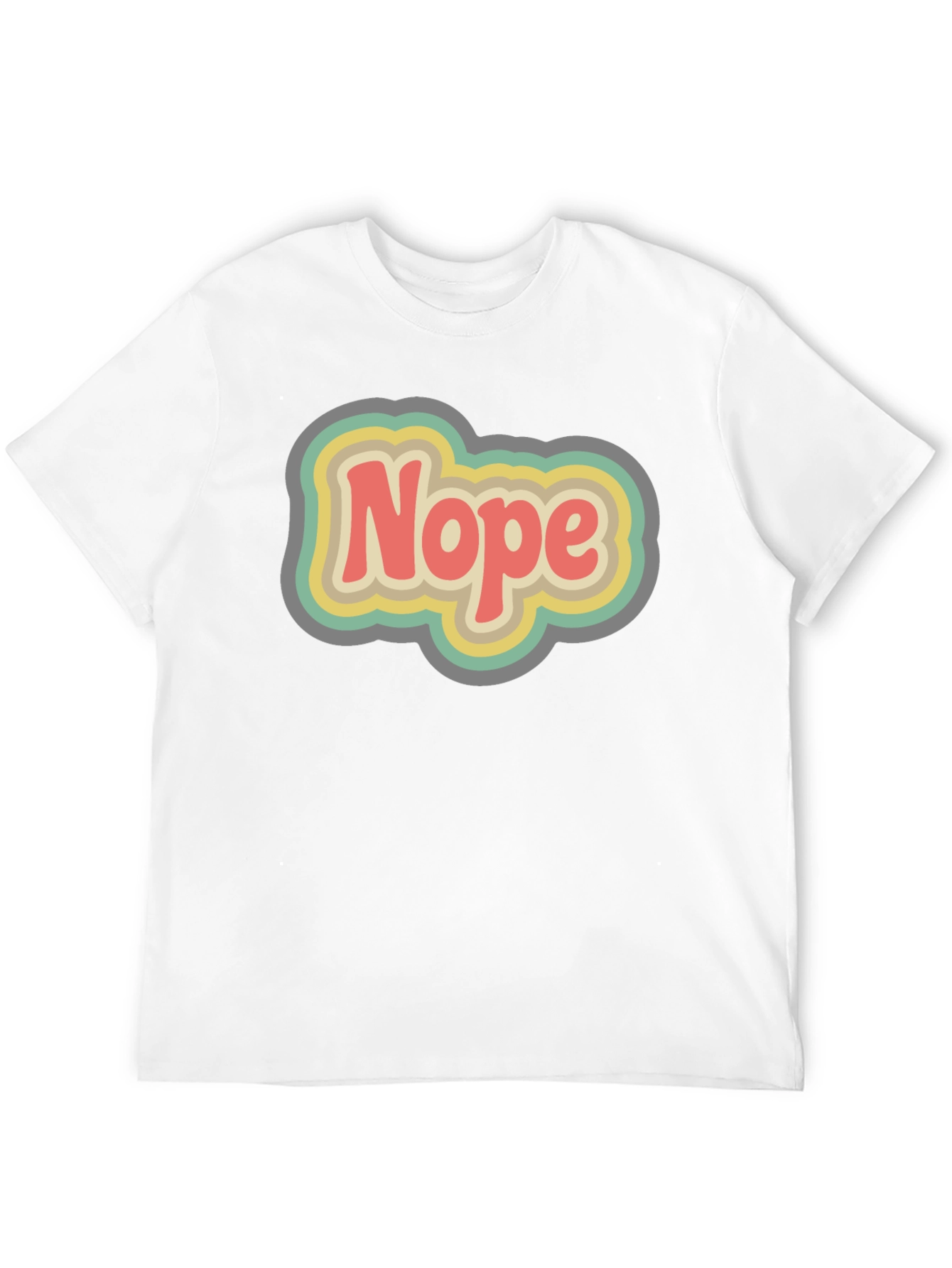 Retro Nope Graphic T-Shirt - Unisex Cotton Tee