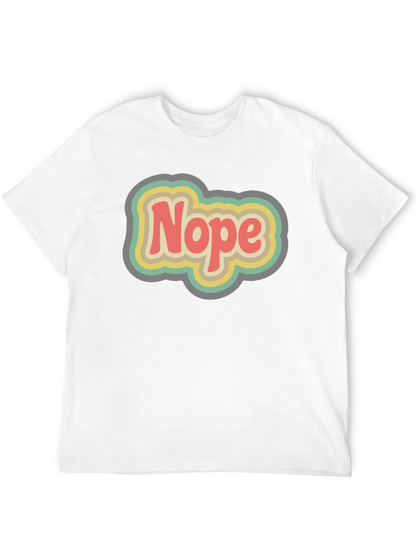Retro Nope Graphic T-Shirt - Unisex Cotton Tee