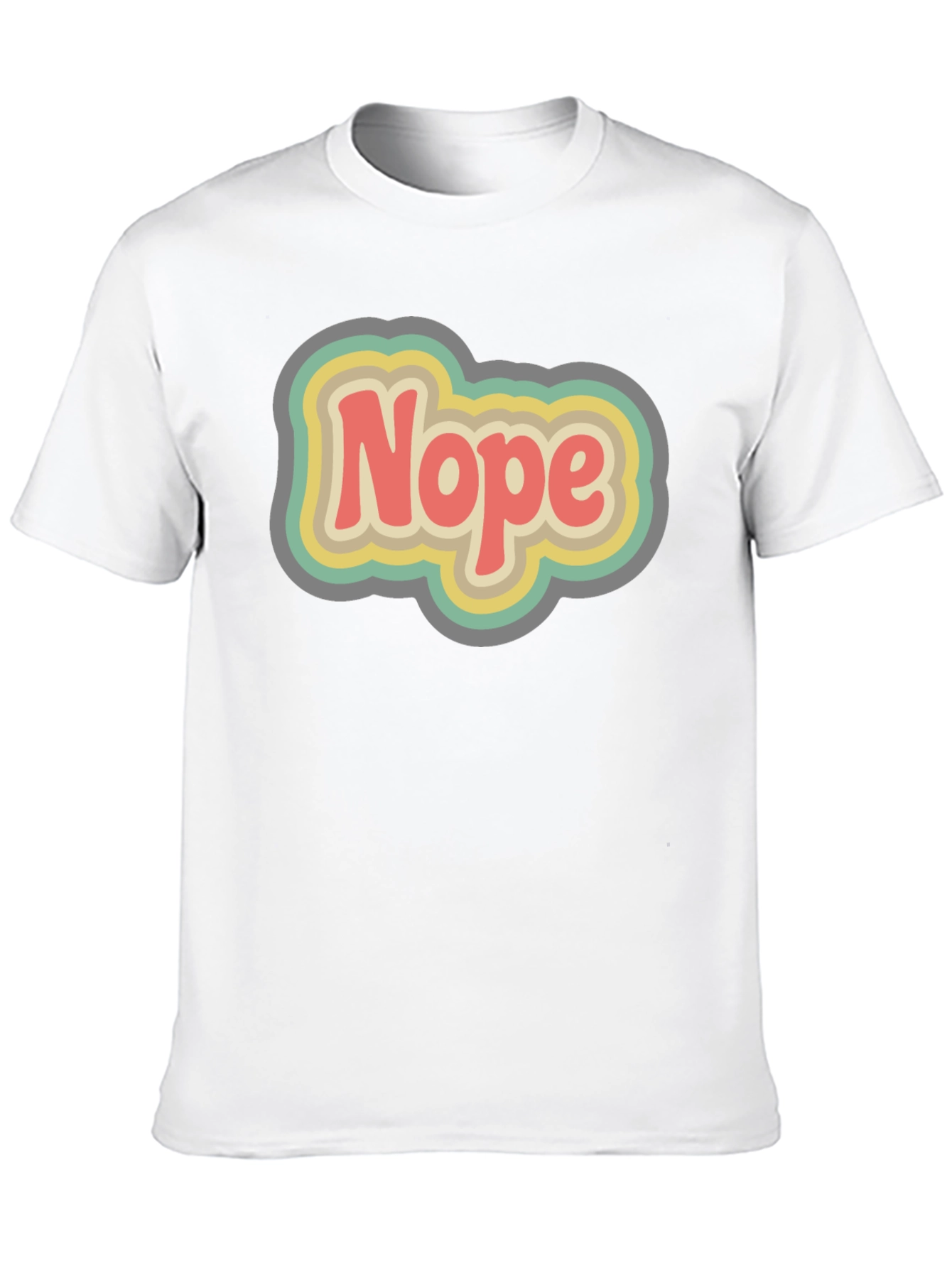 Retro Nope Graphic T-Shirt - Unisex Cotton Tee