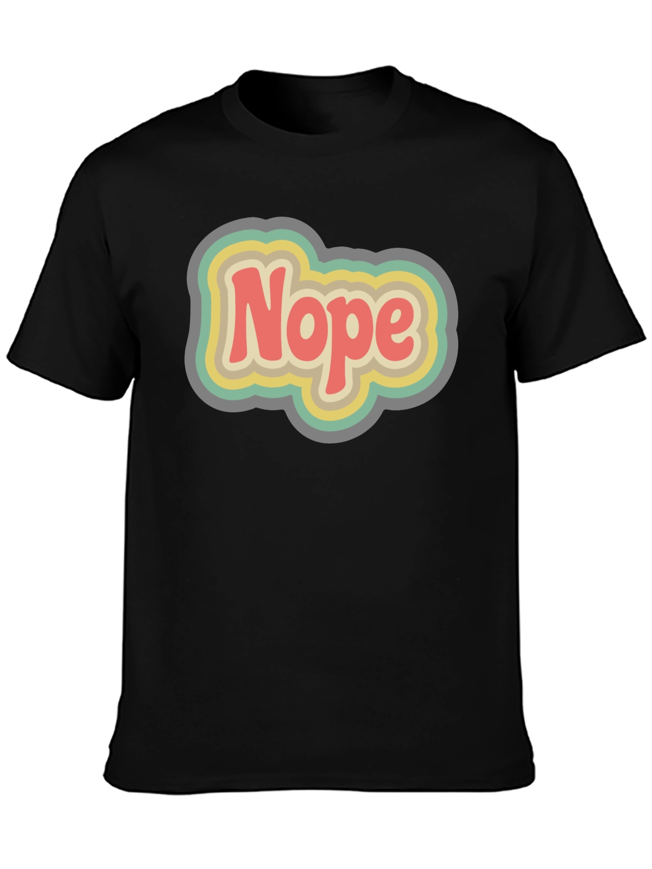 Retro Nope Graphic T-Shirt - Unisex Cotton Tee
