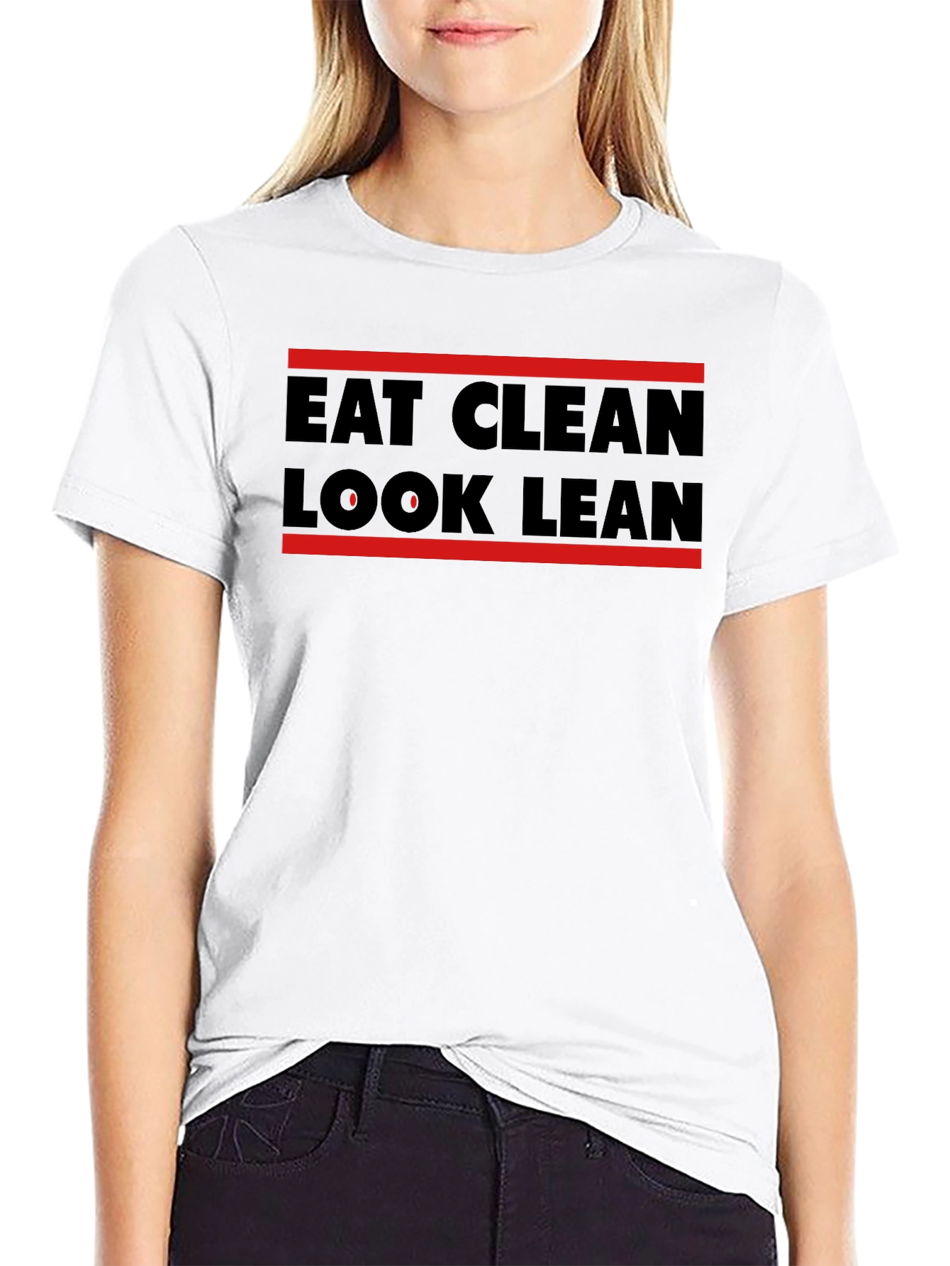 Eat Clean Look Lean Graphic T-Shirt