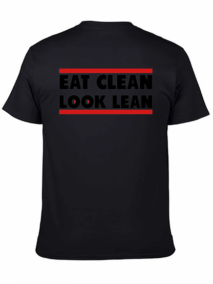 Eat Clean Look Lean Graphic T-Shirt