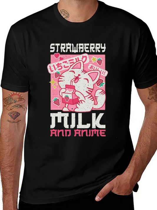 Strawberry Milk and Anime T-Shirt