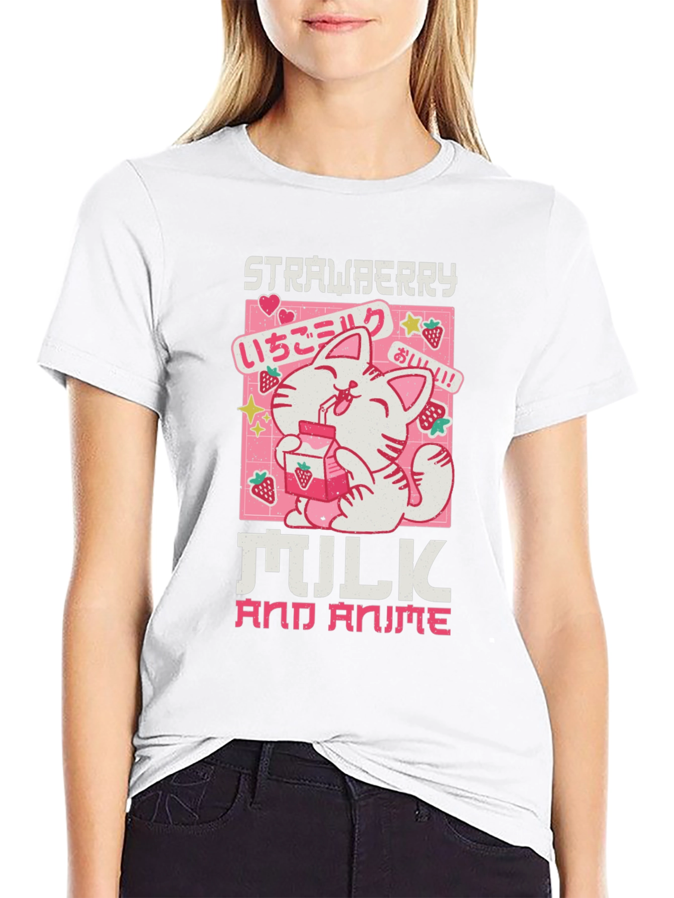 Strawberry Milk and Anime T-Shirt