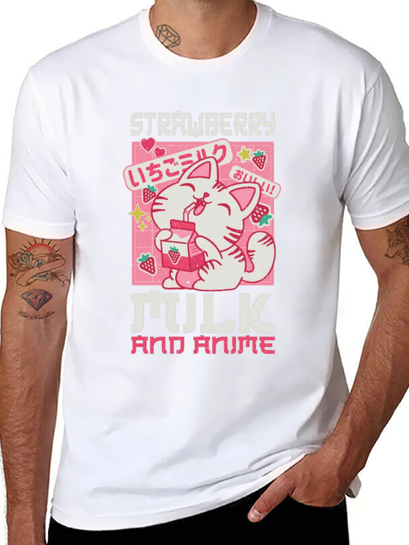 Strawberry Milk and Anime T-Shirt