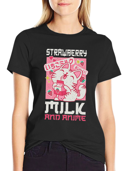 Strawberry Milk and Anime T-Shirt