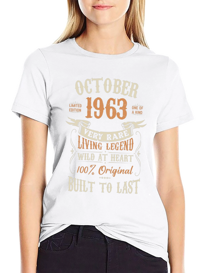 October 1963 Limited Edition Birthday T-Shirt