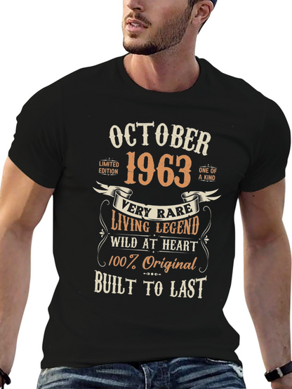 October 1963 Limited Edition Birthday T-Shirt