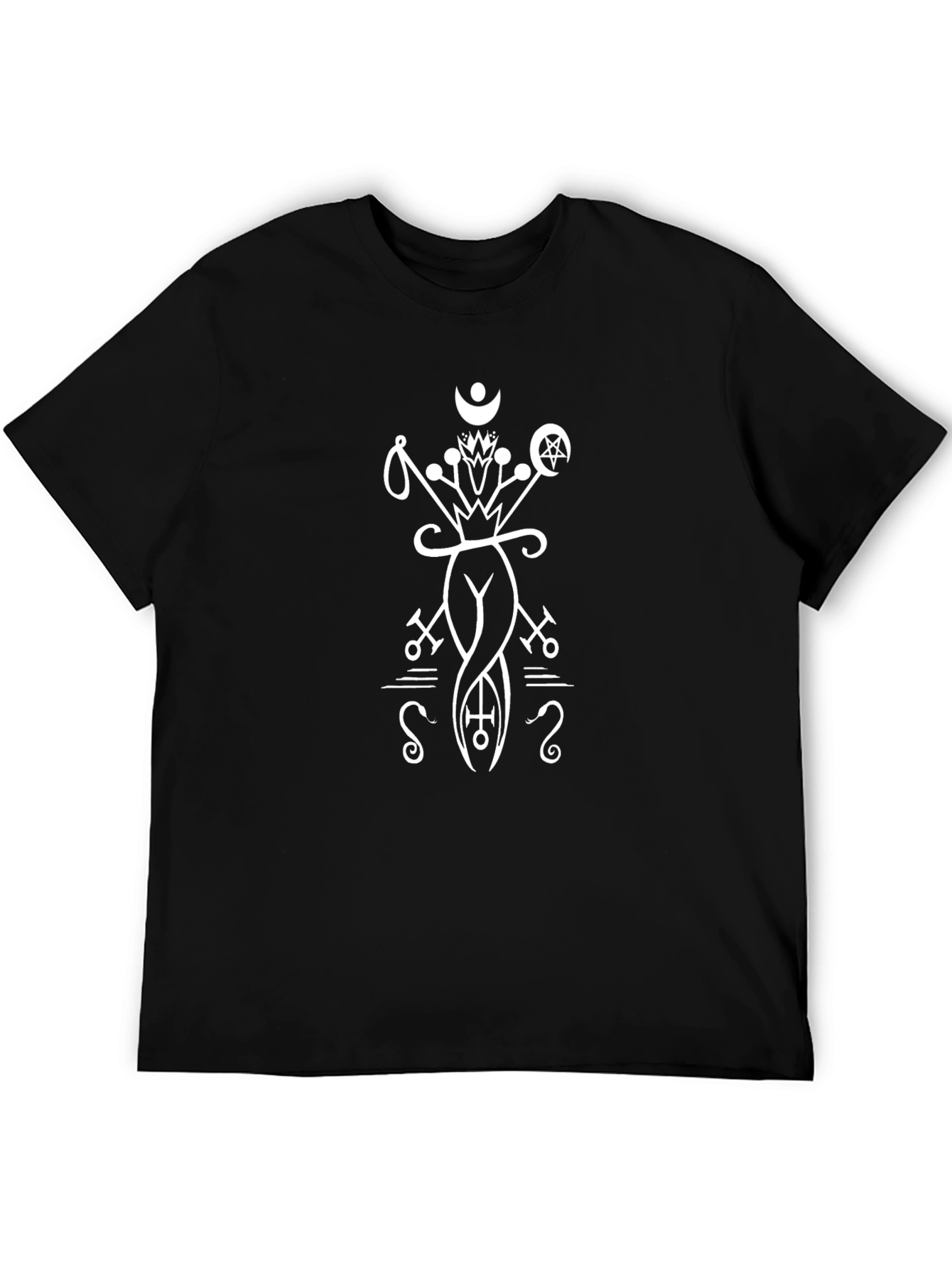 Occult Symbol Black Tee - Stylish & Unique