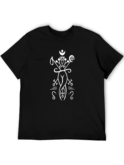 Occult Symbol Black Tee - Stylish & Unique