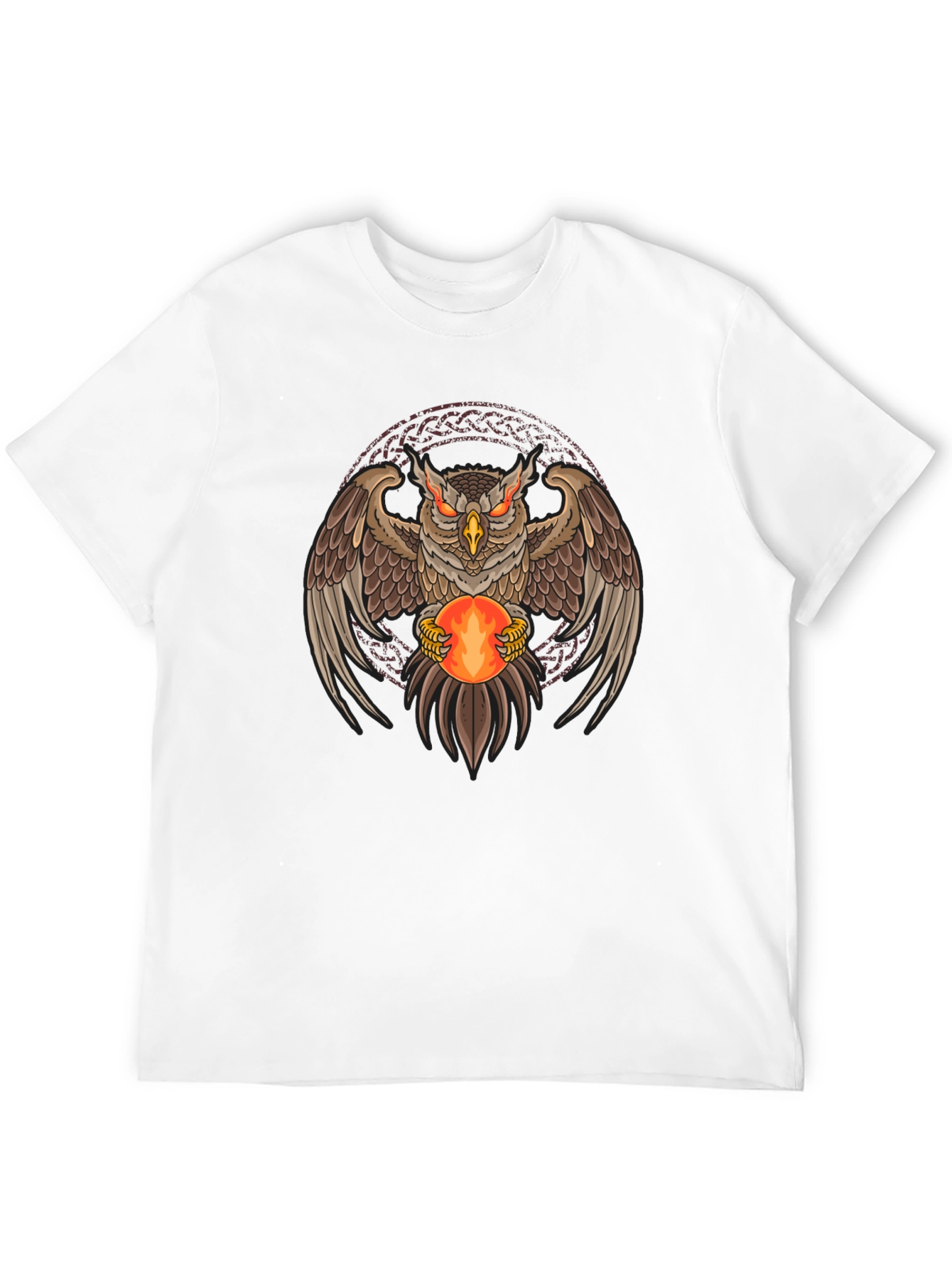 Mystic Owl Graphic Tee - Dark Style