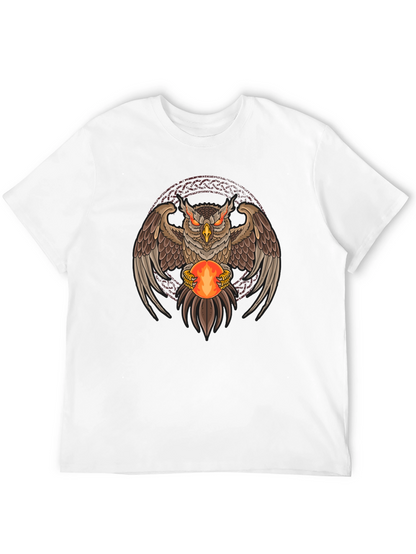 Mystic Owl Graphic Tee - Dark Style