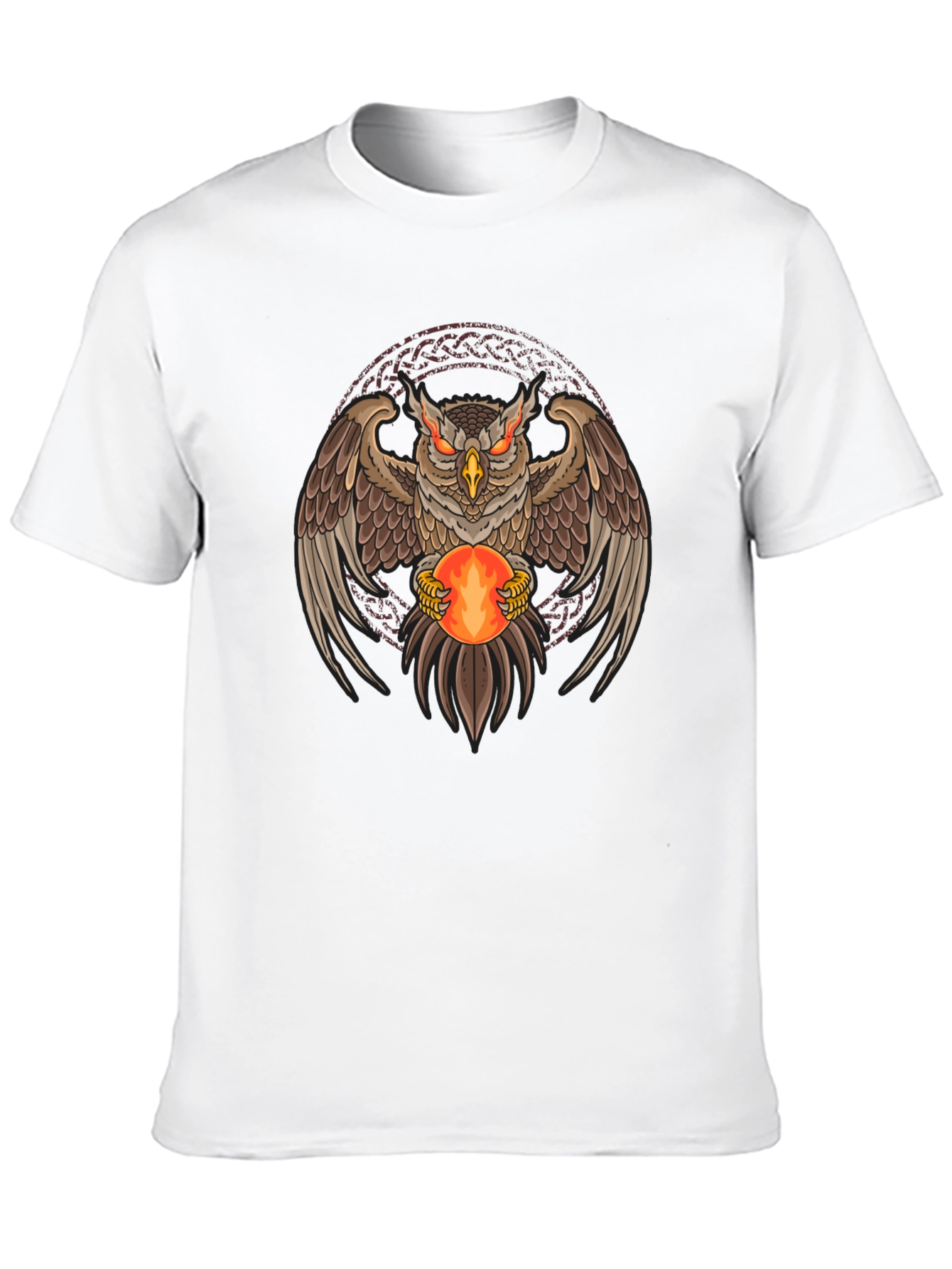 Mystic Owl Graphic Tee - Dark Style