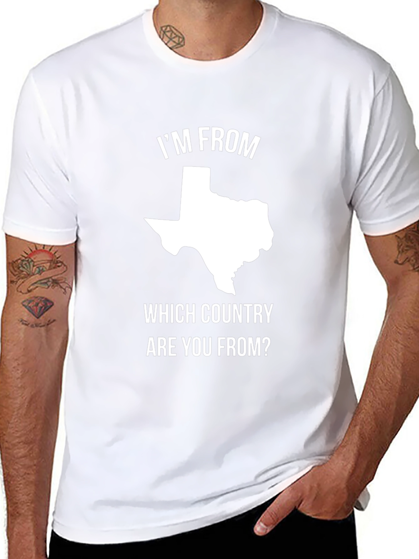Texas Pride Graphic T-Shirt -  Im From Texas!