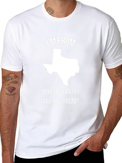 Texas Pride Graphic T-Shirt -  Im From Texas!