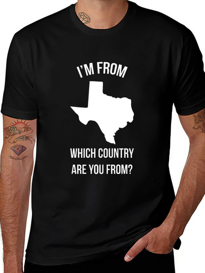 Texas Pride Graphic T-Shirt -  Im From Texas!
