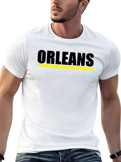 Orleans Graphic Tee - Black Cotton Comfort
