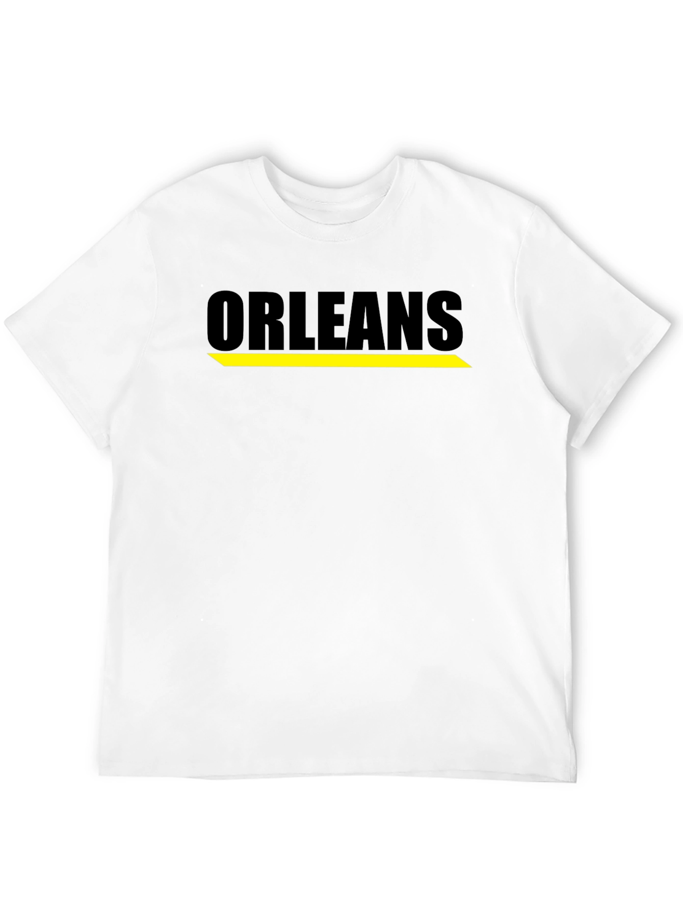 Orleans Graphic Tee - Black Cotton Comfort