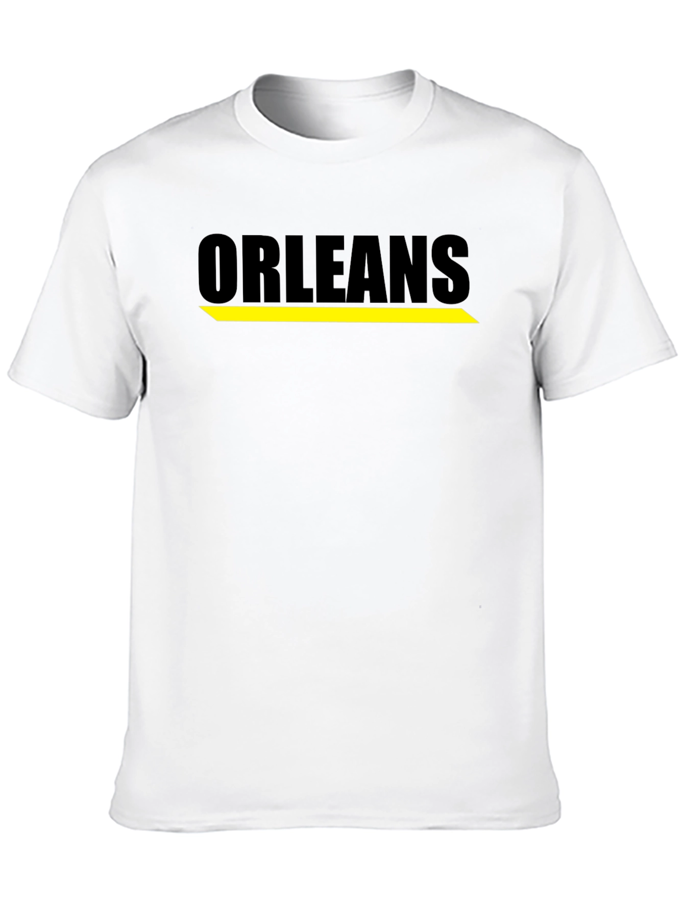 Orleans Graphic Tee - Black Cotton Comfort